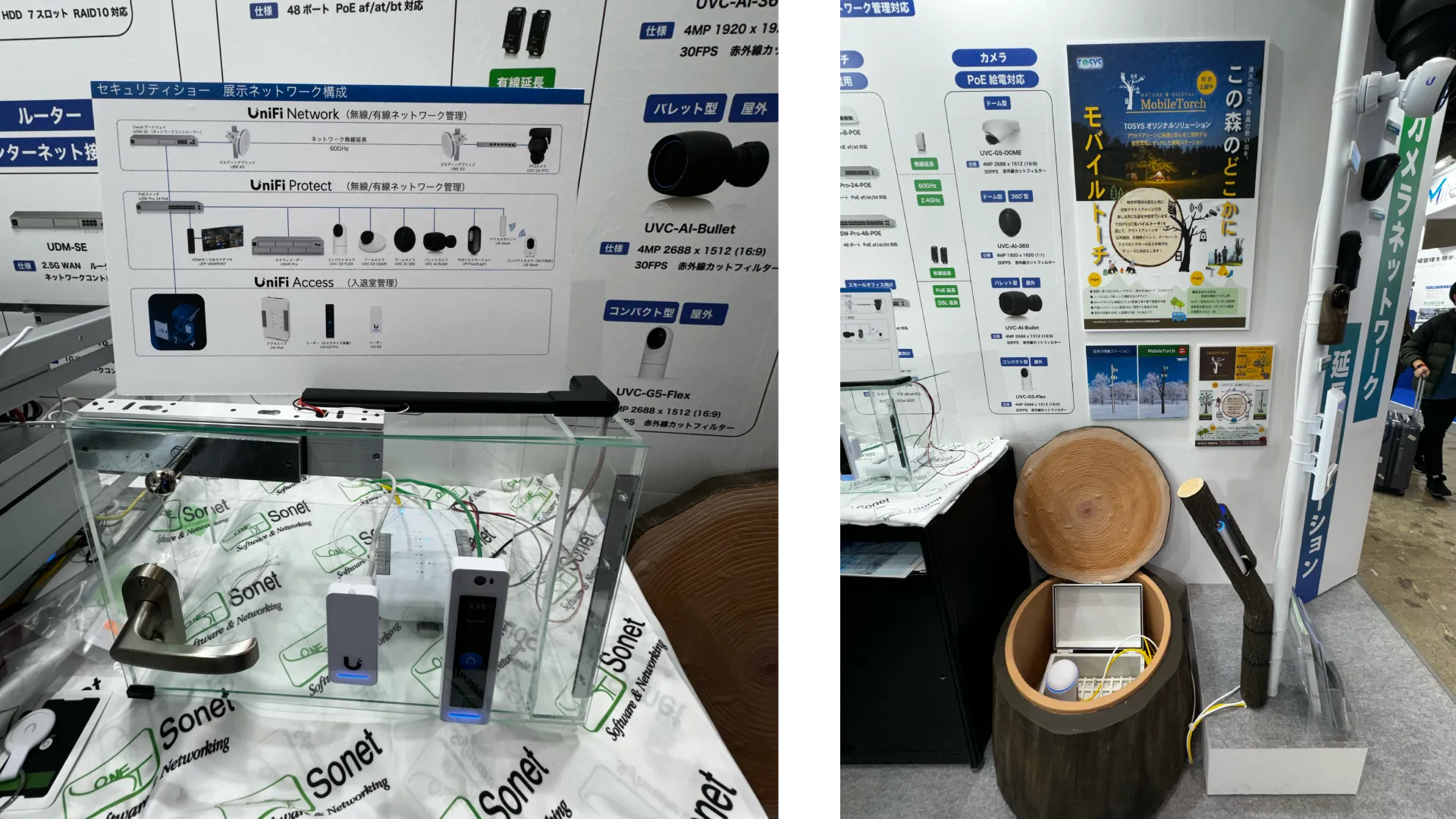 セキュリティショー　UniFi-Access-&-モバイルトーチ